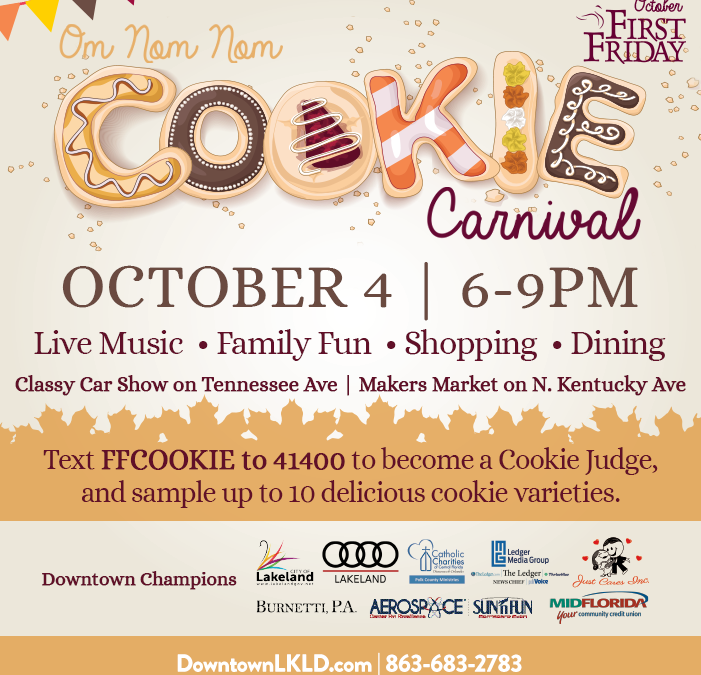 October 4th First Friday: Cookie Carnival!