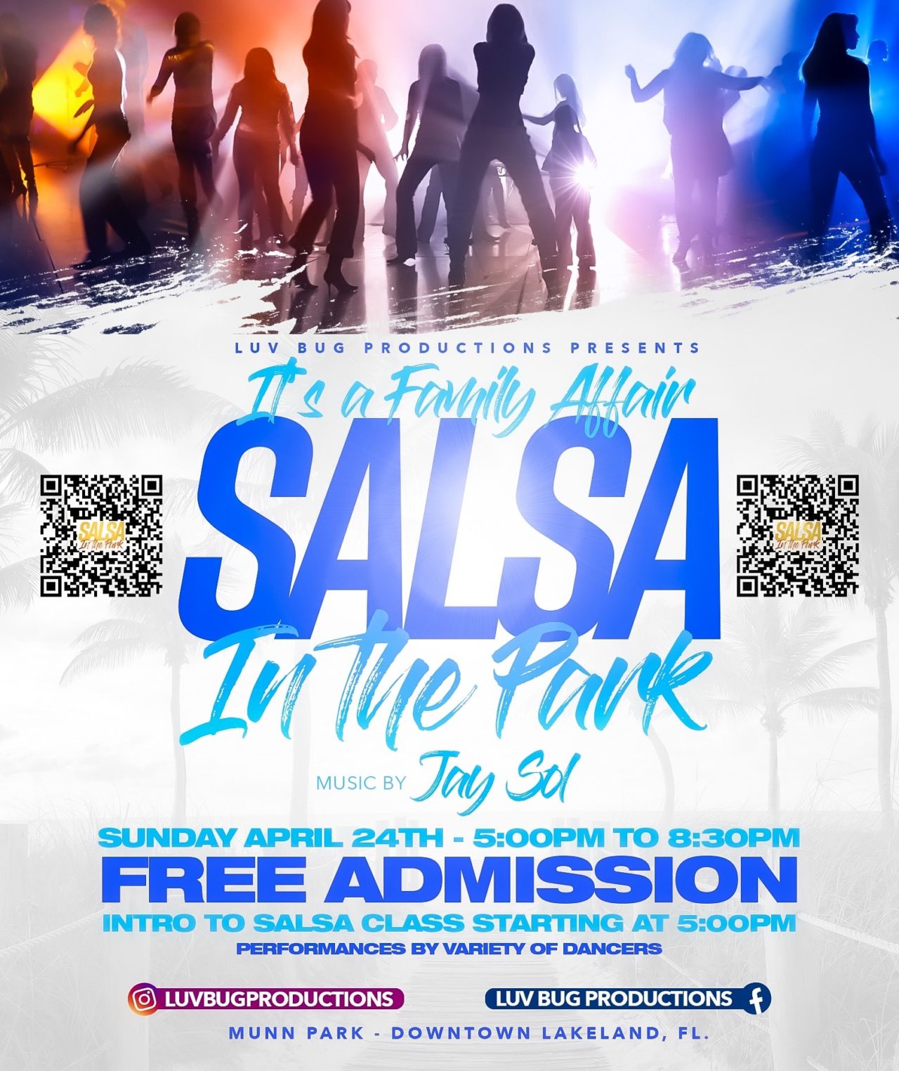 Salsa in the Park Downtown Lakeland Florida