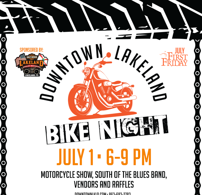 First Friday: Bike Night, July 1