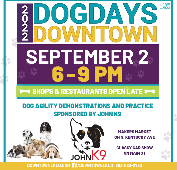First Friday: Dog Days Downtown, September 2