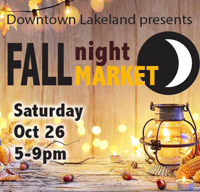 Fall Night Market, October 26