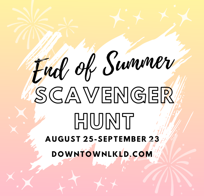 End of Summer Scavenger Hunt